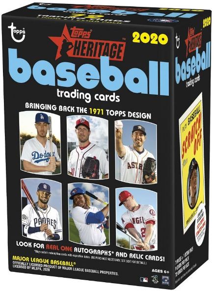 2020 Topps Heritage - Blaster Box (72 Total Cards)