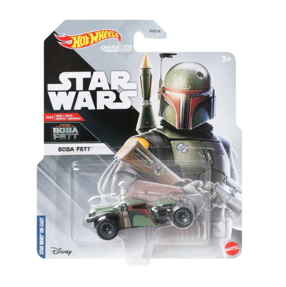 Hot Wheels - Character Cars - Star Wars - Boba Fett (#HDL55) - 2022