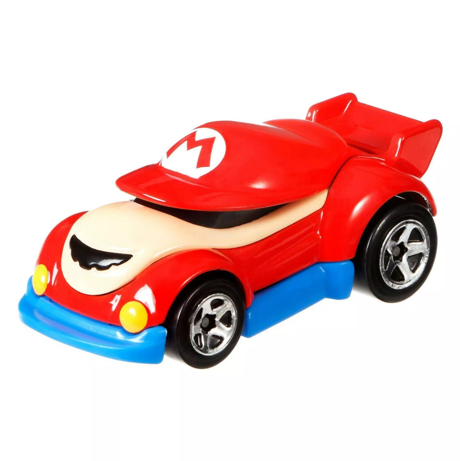 Hot Wheels - Character Cars - Super Mario - Mario (#FLJ24) - 2018