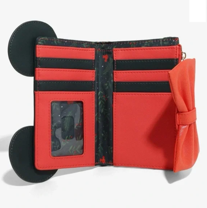 Loungefly Wallet - Disney - Minnie Mouse - Holly Holiday - EXCLUSIVE