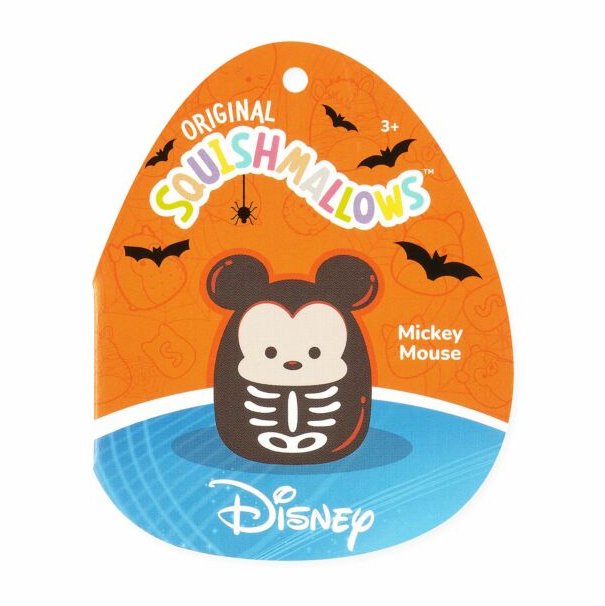 Squishmallows - Disney - Mickey in Skeleton Costume - Halloween 2025 (8")