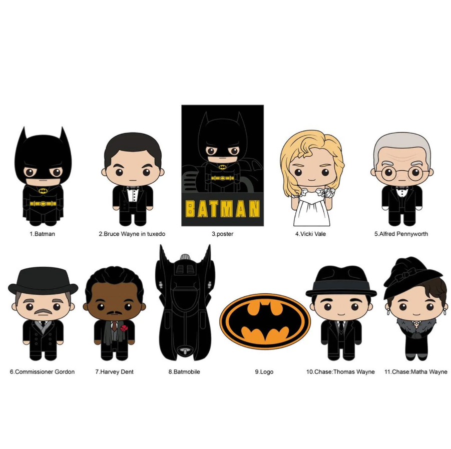 Figural Bag Clip - DC Comics - Batman 85th Anniversary (Blind Bag)
