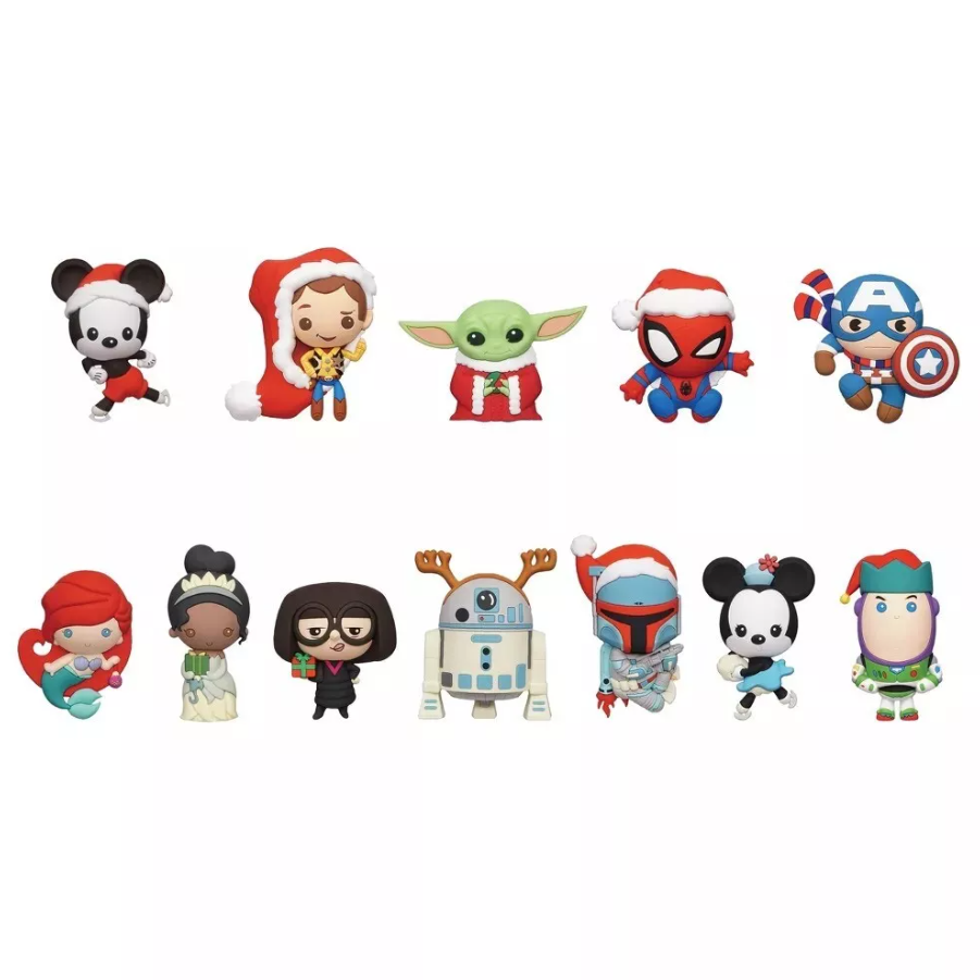 Figural Bag Clip - Disney100 - Holiday Character (Blind Bag)