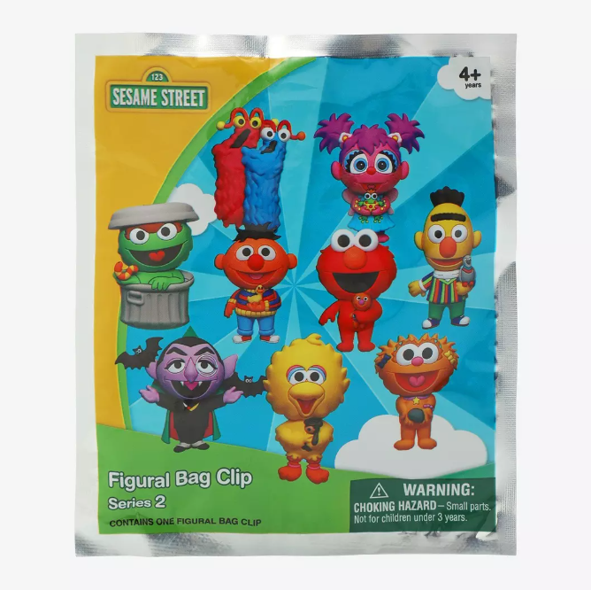 Figural Bag Clip - Sesame Street - Series 2 - Bert with Bernice