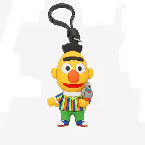 Figural Bag Clip - Sesame Street - Series 2 - Bert with Bernice