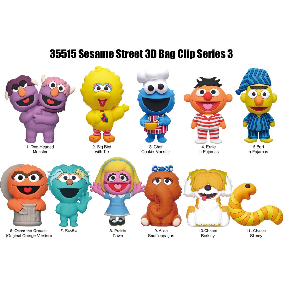 Figural Bag Clip - Sesame Street - Series 3 (Blind Bag)