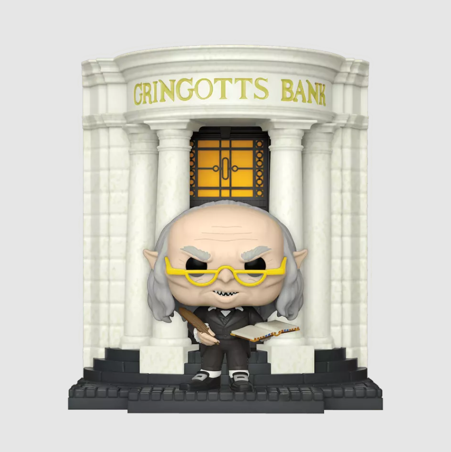 Funko POP! Deluxe - Harry Potter - Gringotts Head Goblin with Bank (#138) - EXCLUSIVE