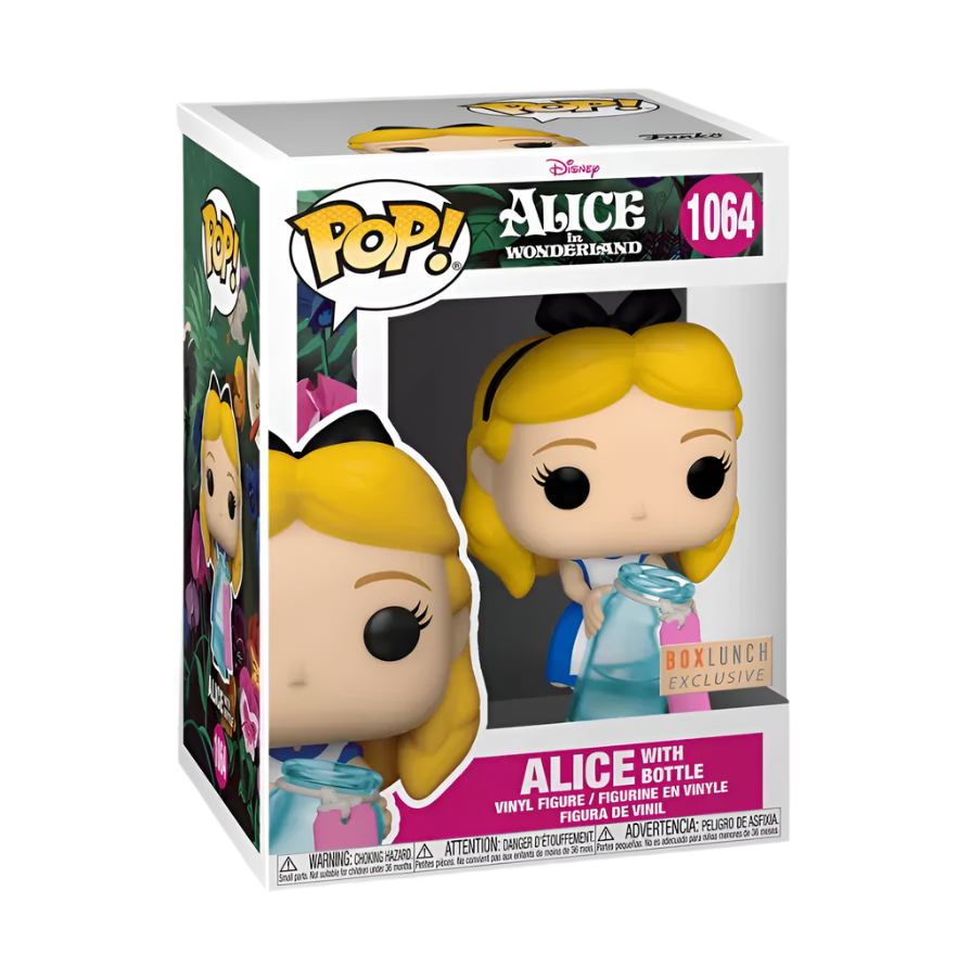 Funko POP! Disney - Alice in Wonderland - Alice with Potion Bottle - Translucent (#1064) - EXCLUSIVE