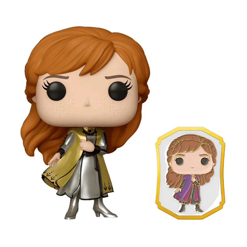 Funko POP! Disney - Frozen - Anna - Gold Series w/ Pin (#582) EXCLUSIVE