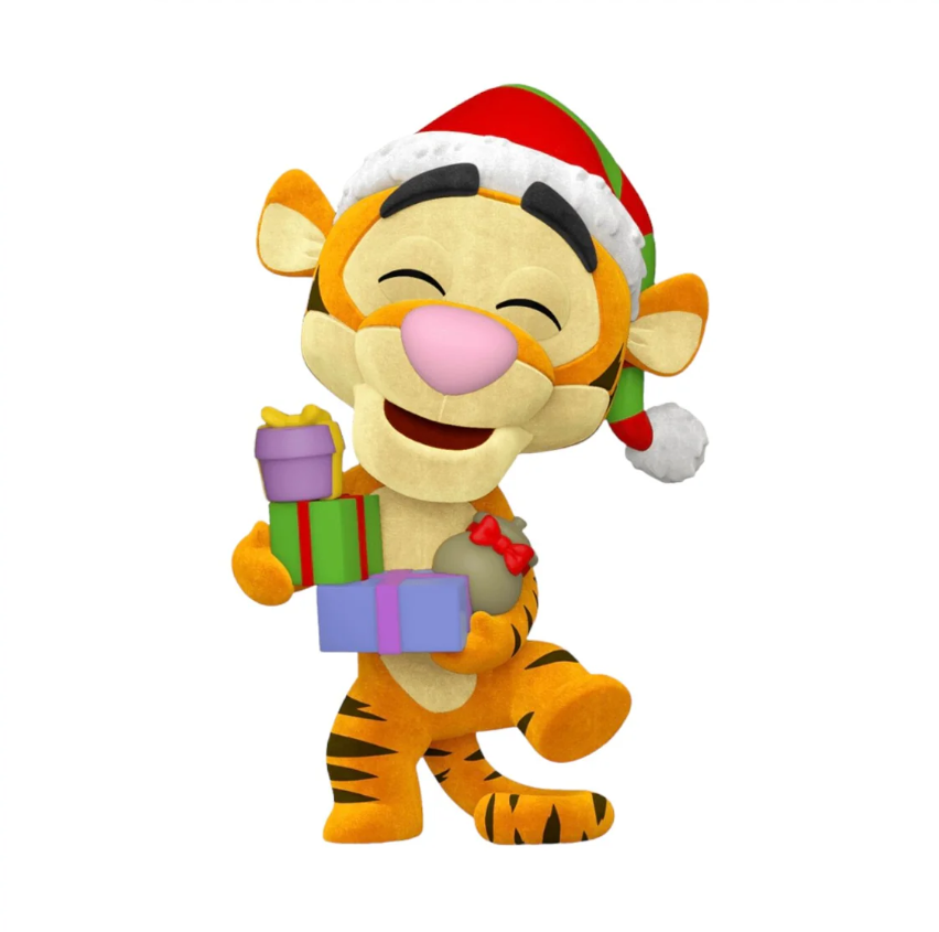 Funko POP! Disney - Holiday 2021 - Tigger with Presents - Flocked (#1130) - EXCLUSIVE