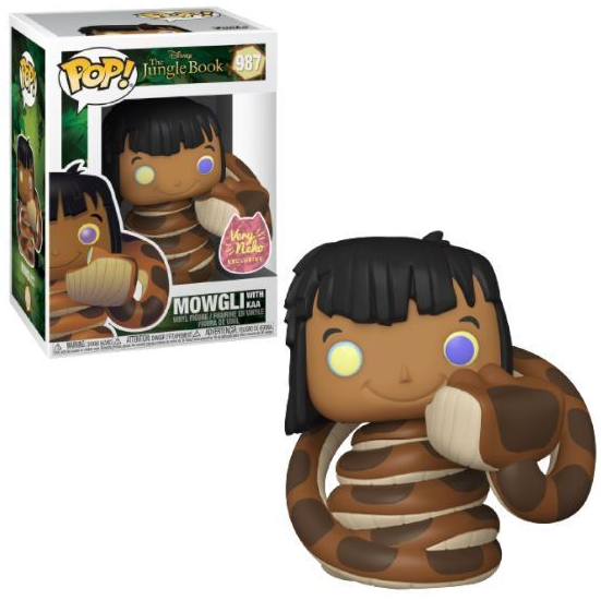 Funko POP! Disney - The Jungle Book - Mowgli with Kaa (#987) - EXCLUSIVE