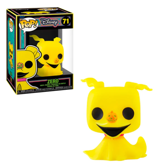 Funko POP! Disney - The Nightmare Before Christmas - Zero - Black Light (#71)