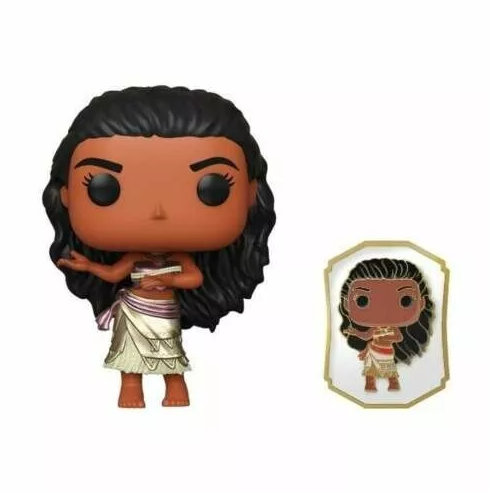 Funko POP! Disney - Ultimate Princess - Gold Series - Moana with Pin (#1162) - EXCLUSIVE