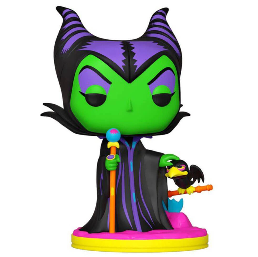 Funko POP! Disney - Villains - Maleficent with Diablo - Black Light (#1082) - EXCLUSIVE
