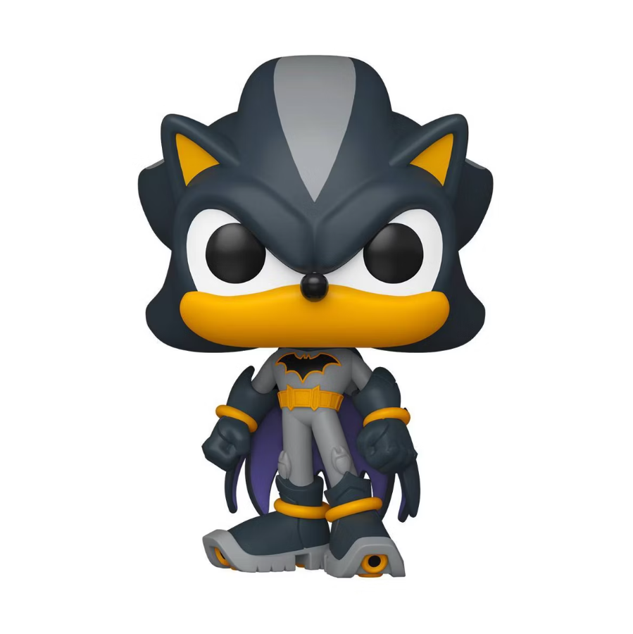 Funko POP! Heroes - DC x Sonic the Hedgehog - Shadow as Batman (#591) - EXCLUSIVE