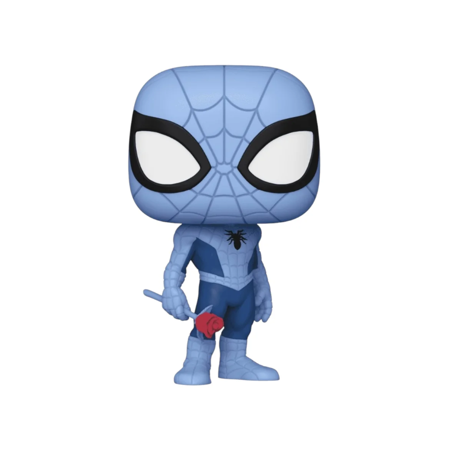 Funko POP! Marvel - Collector Corps - Spider-Man with Rose - Blue (#1355) - EXCLUSIVE