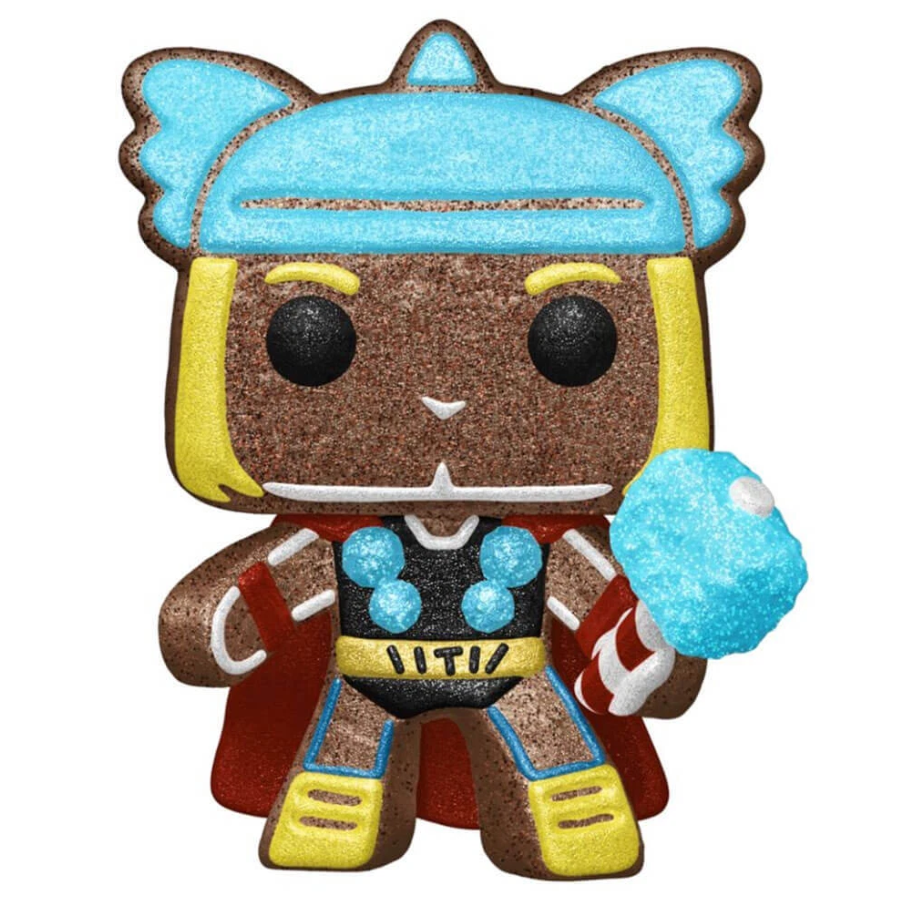 Funko POP! Marvel - Holiday 2021 - Gingerbread Thor - Diamond Glitter (#938) - EXCLUSIVE
