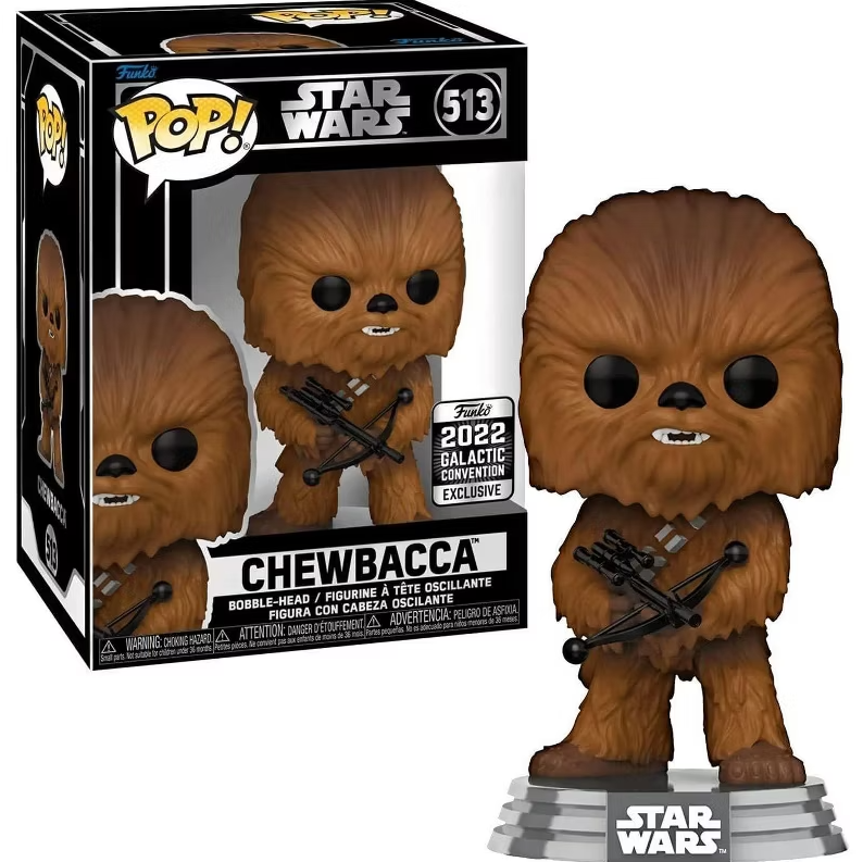 Funko POP! Star Wars - Chewbacca (#513) - 2022 Galactic Convention EXCLUSIVE
