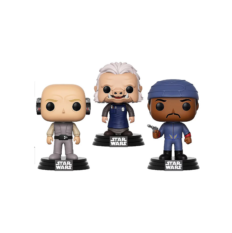 Funko POP! Star Wars - Lobot, Ugnaught & Bespin Guard (3PK) - EXCLUSIVE