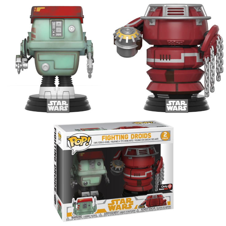 Funko POP! Star Wars - SOLO: A Star Wars Story - Fighting Droids (2PK) - EXCLUSIVE
