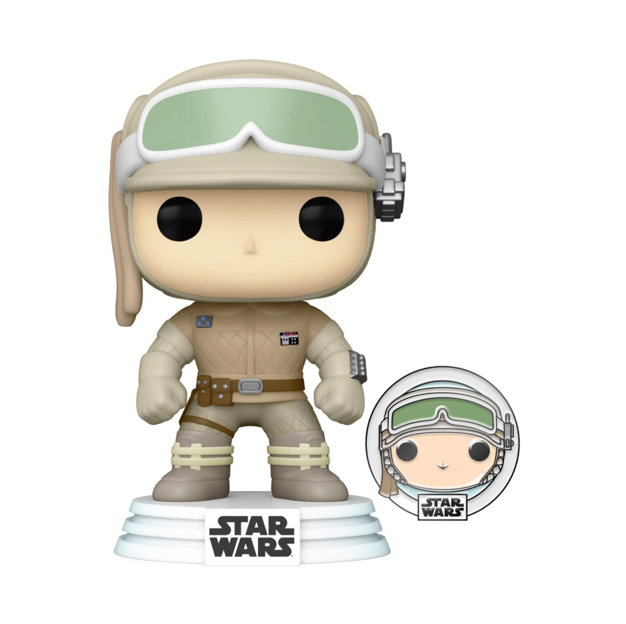 Funko POP! Star Wars - The Empire Strikes Back - Luke Skywalker w/Pin (#34) - EXCLUSIVE