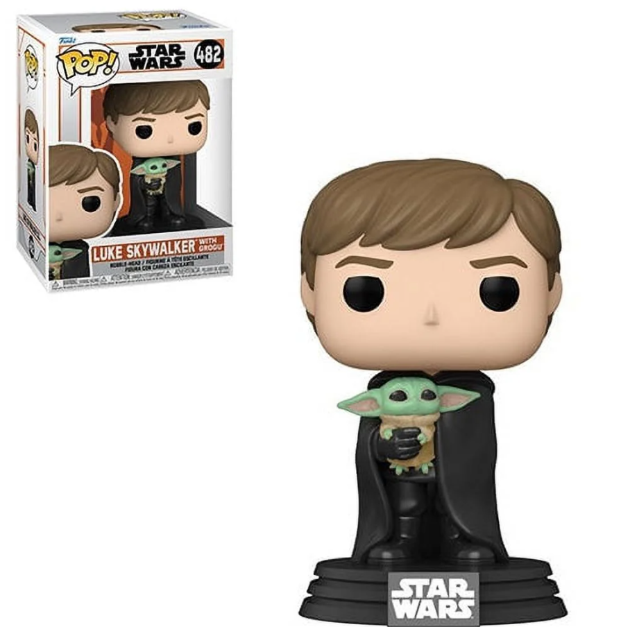Funko POP! Star Wars - The Mandalorian - Luke Skywalker with Grogu (#482)