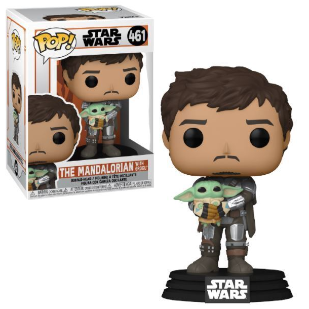 Funko POP! Star Wars - The Mandalorian - The Mandalorian with Grogu (#461)