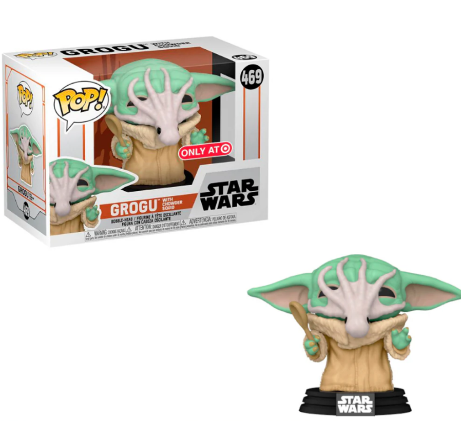 Funko POP! Star Wars - The Mandalorian - The Child with Chowder Squid (#469) - EXCLUSIVE