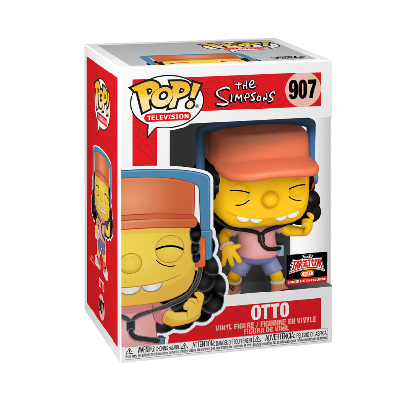 Funko POP! Television - The Simpsons - Otto Mann (#907) - EXCLUSIVE