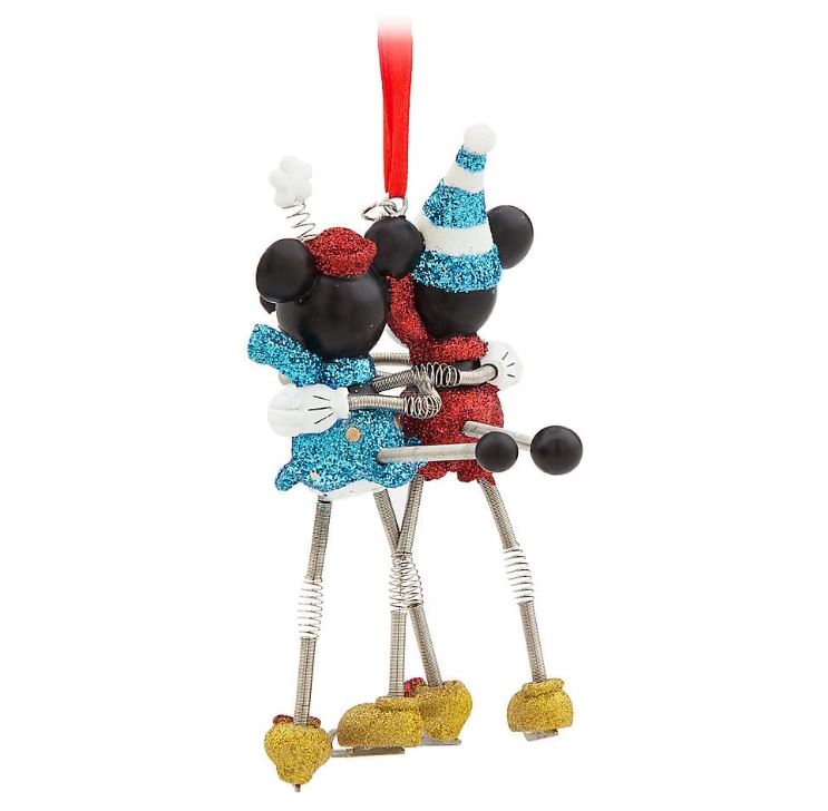 Disney Sketchbook Ornament (2017) - Mickey & Minnie - Vintage Toy Series