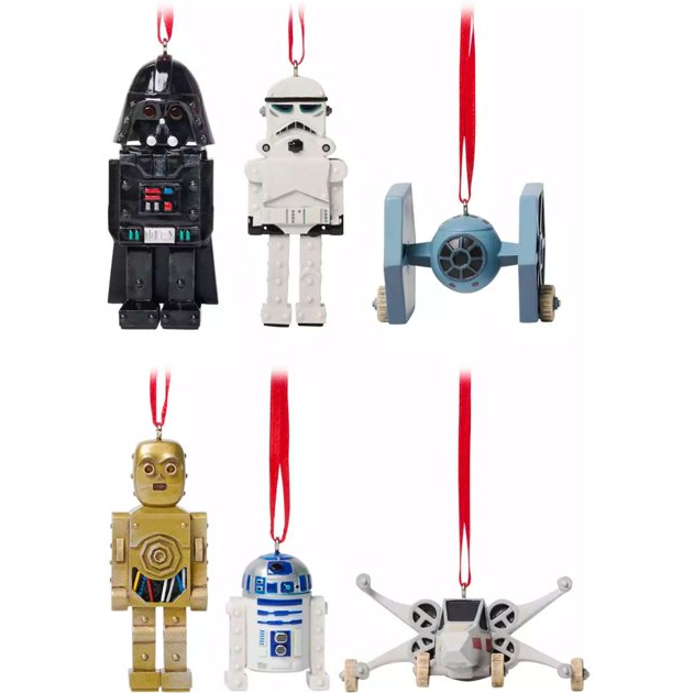 Disney Sketchbook Ornament (2024) - Star Wars Toys - Set of 6