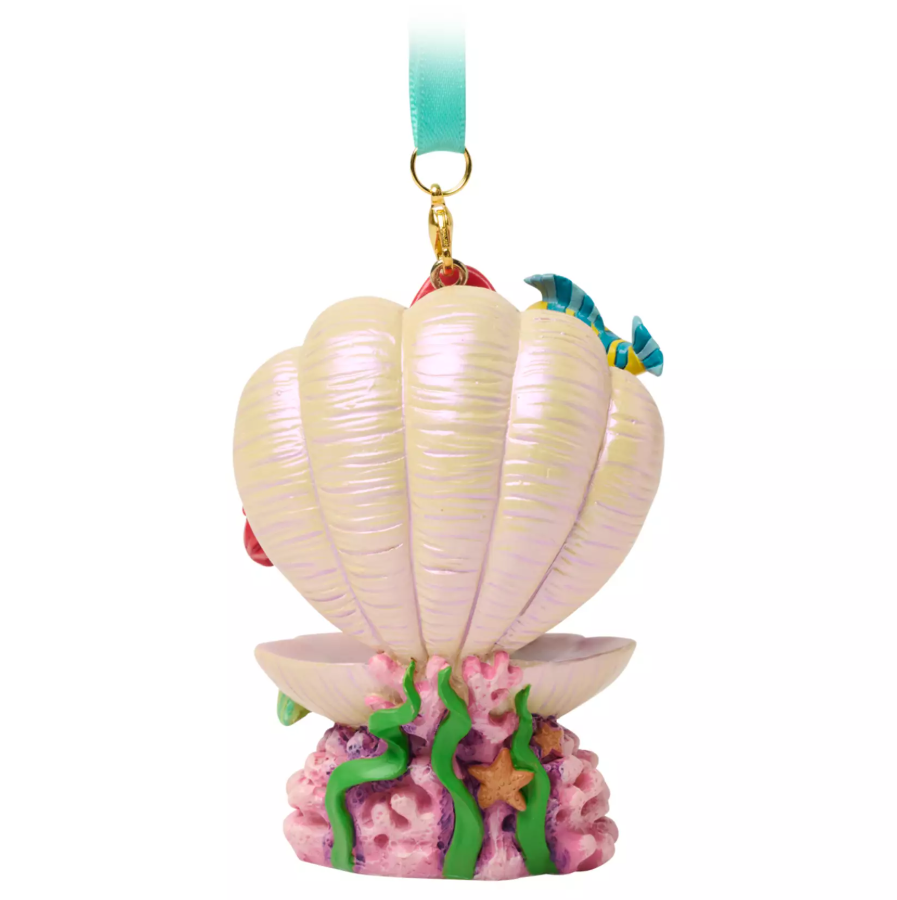 Disney Sketchbook Ornament (2024) - The Little Mermaid - Ariel with Flounder
