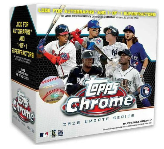 2020 Topps Chrome Update - Mega Box (28 Total Cards)