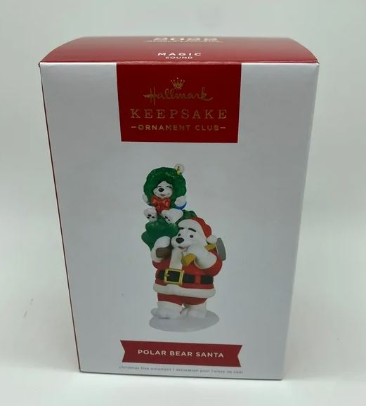 Hallmark Keepsake Ornament (2022) - Polar Bear Santa - CLUB MEMBER EXCLUSIVE