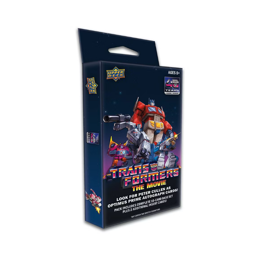 2026 Upper Deck Transformers The Movie - 40th Anniversary Hanger Box Set