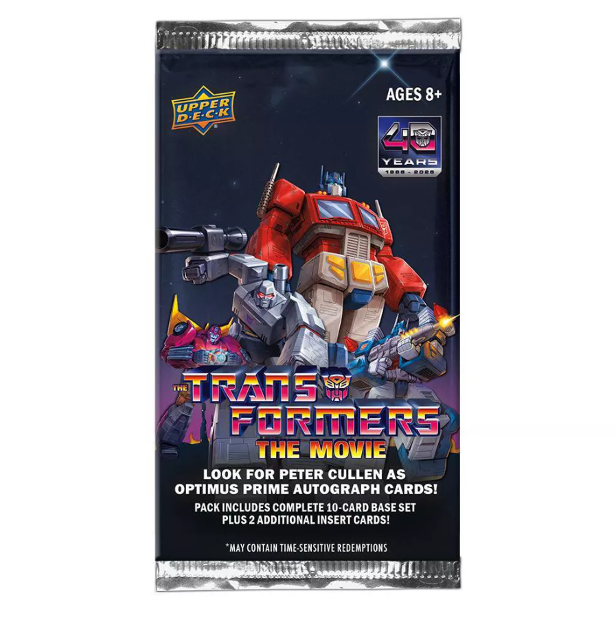 2026 Upper Deck Transformers The Movie - 40th Anniversary Hanger Box Set
