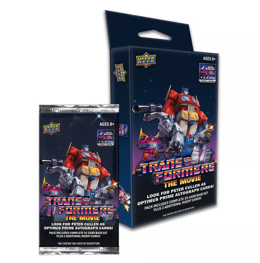 2026 Upper Deck Transformers The Movie - 40th Anniversary Hanger Box Set