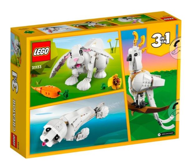 LEGO 31133 - Creator 3 in 1 - White Rabbit (258 pc)