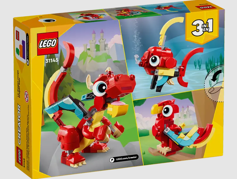 LEGO 31145 - Creator - 3 in 1 - Red Dragon (149pc)