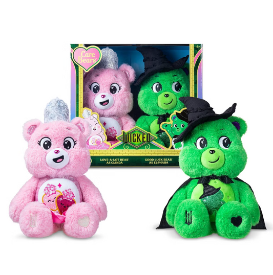 Plush - Care Bears x Wicked - Glinda & Elphaba - 2PK Set