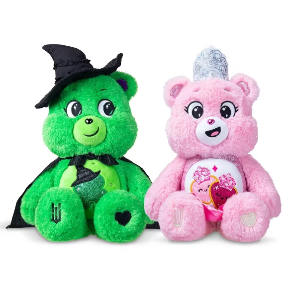 Plush - Care Bears x Wicked - Glinda & Elphaba - 2PK Set