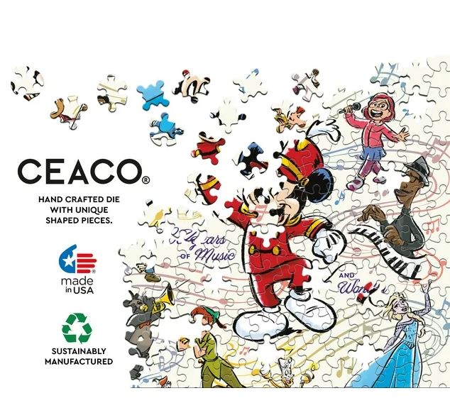 Ceaco - Disney100 - Special Moments - 100 Years of Music and Wonder Puzzle (300pc)