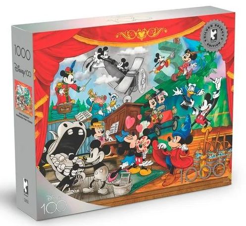 Ceaco - Disney100 - Silver Select - Mickey Mouse Through the Years Puzzle (1000pc)