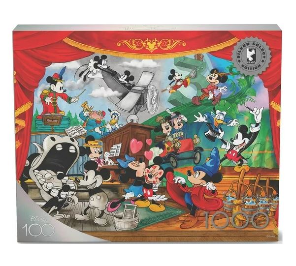 Ceaco - Disney100 - Silver Select - Mickey Mouse Through the Years Puzzle (1000pc)