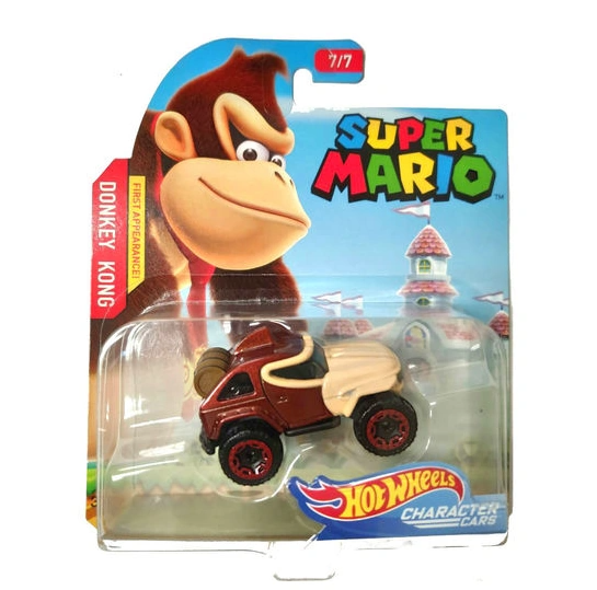 Hot Wheels - Character Cars - Super Mario - Donkey Kong (#FLJ16) - 2018