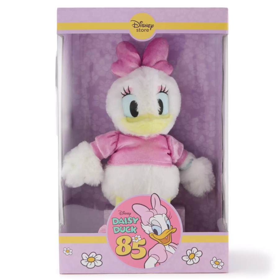 Daisy Duck Plush (13.75") - 85th Anniversary - EXCLUSIVE