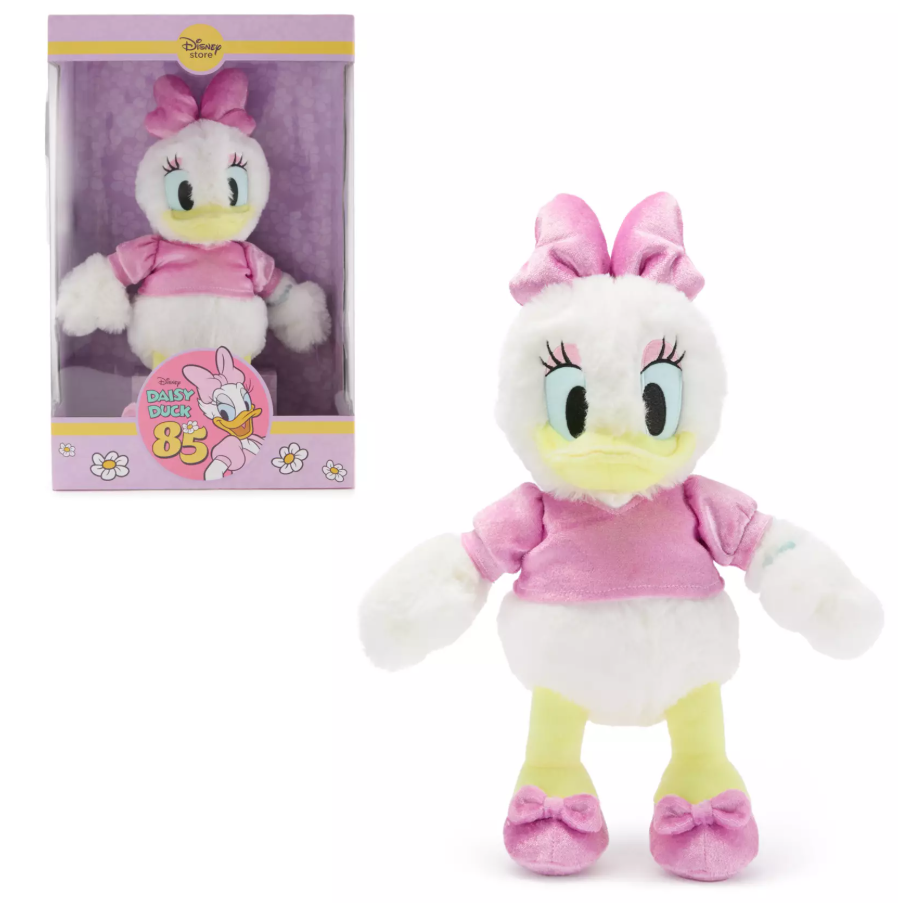 Daisy Duck Plush (13.75") - 85th Anniversary - EXCLUSIVE