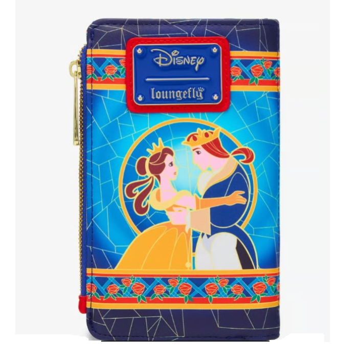 Loungefly Wallet - Disney - Beauty and the Beast - Stained Glass - EXCLUSIVE