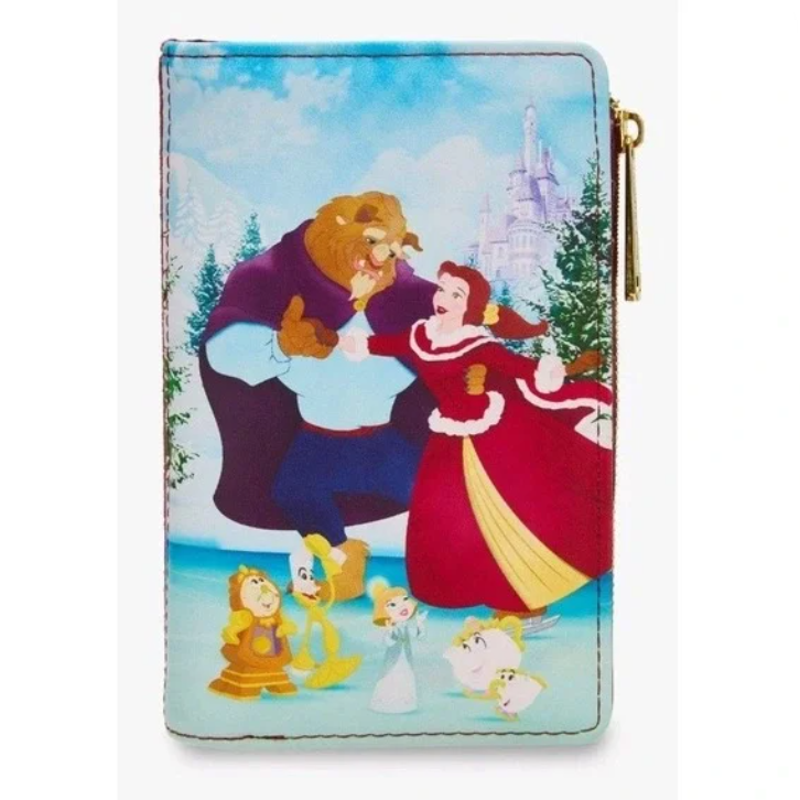 Loungefly Wallet - Disney - Beauty and the Beast - Winter Ice Skating - EXCLUSIVE