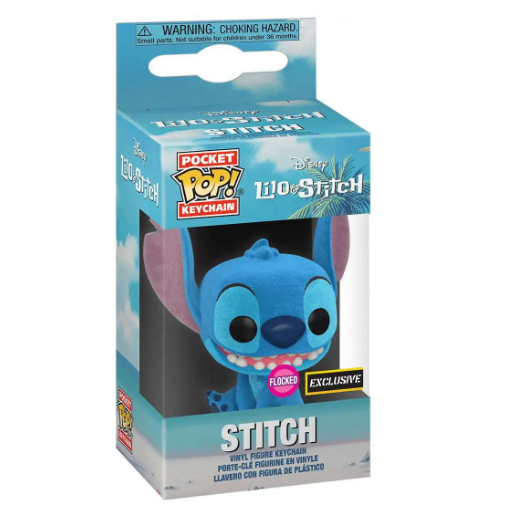 Funko Pocket POP! Disney - Lilo & Stitch - Stitch - Sitting - Flocked - EXCLUSIVE